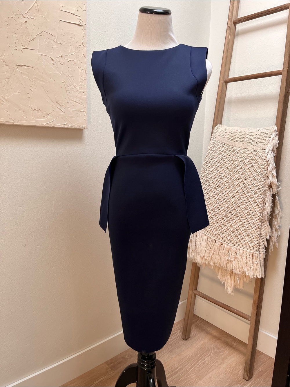 Top Shop Royal Blue Peplum Dress